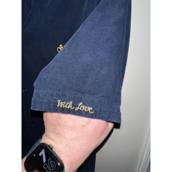 Scotch & Soda Hawaiian Corduroy Short Sleeved Shirt Size Large - Picture 5 of 7